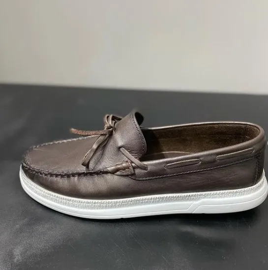 

Genuine Leather Casual Black Men 'S Shoes Style Fashion Stylish Design Daily Real Leather Shoes Unisex