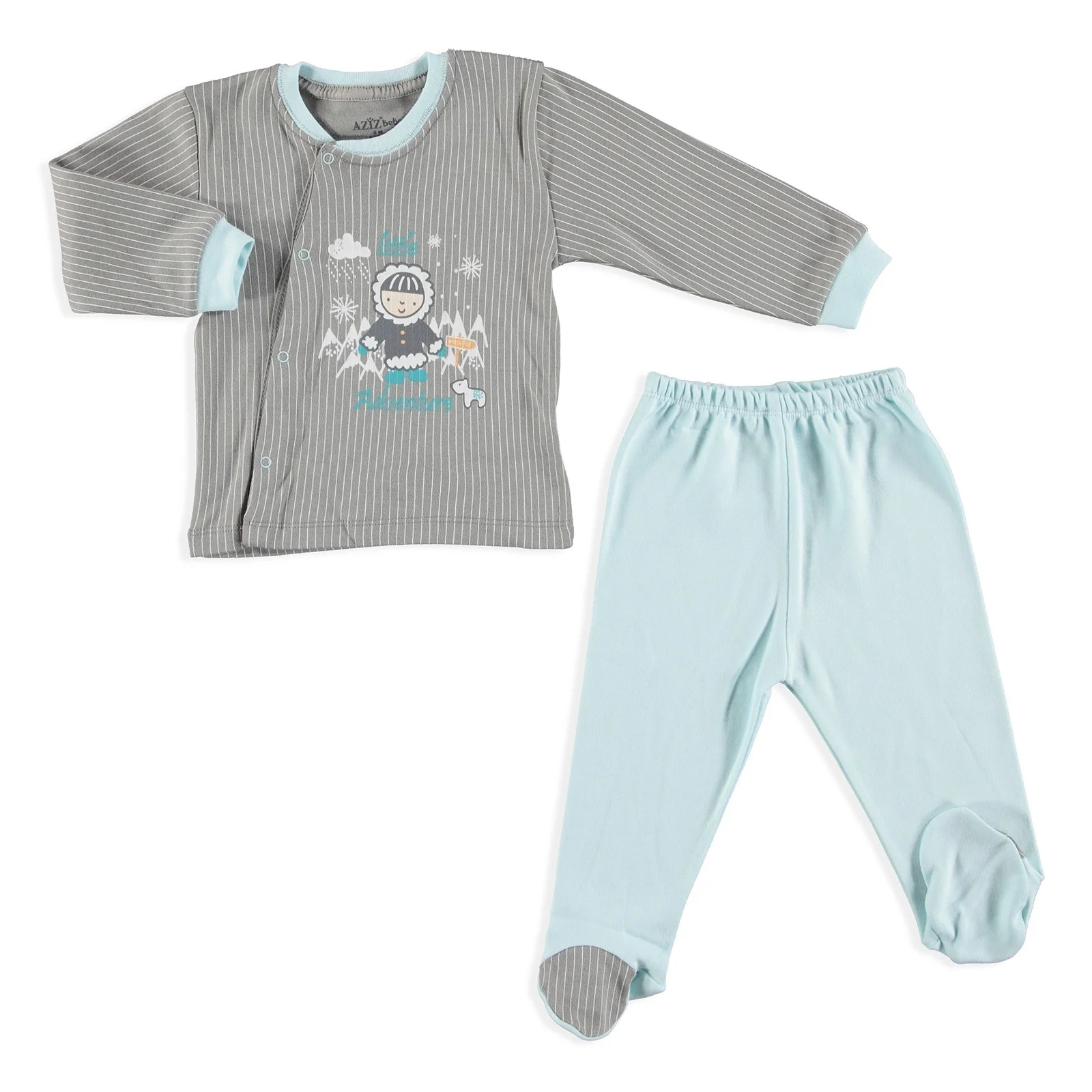 Ebebek Aziz Bebe Adventure/комплект из 2 предметов для маленьких мальчиков: кардиган с