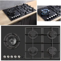 4 burner wok stove new design propane gas built in kitchen cooktop stoves built in hob cooking appliance cookware gas cooker
