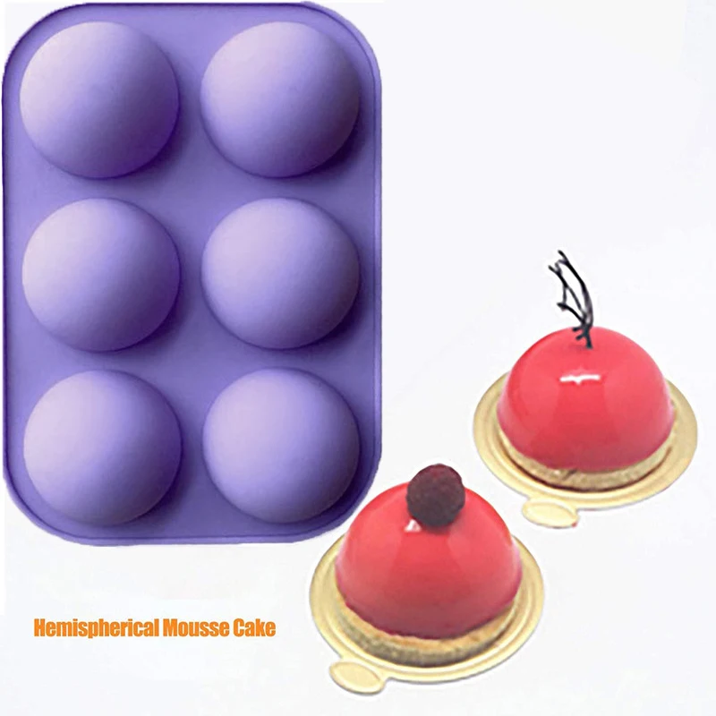 

3D Hemisphere Ball Round Silicone Molds for DIY Baking Pudding Mousse Chocolate Cake Mold Kitchen Accessories Reusable Tools