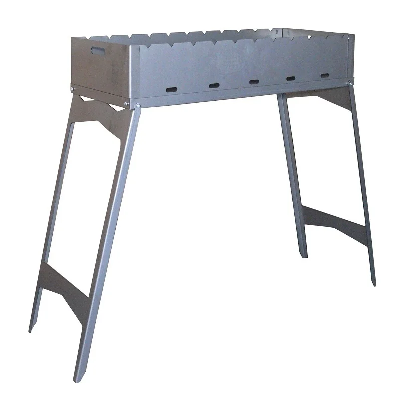 Складной мангал дипломат Паук из стали 2 мм в сумке|Гриль-барбекю| |