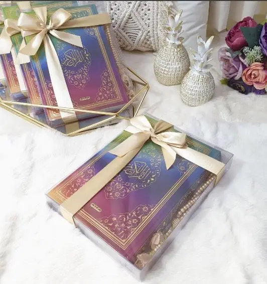 Коран среднего размера Радужный набор из исламского Корана | Канцтовары для