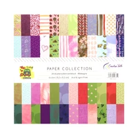 the creative path 6x 6 inch scrapbooking paper pattern pad 24 sheets crafts background pack acid free cardmaking embellishments