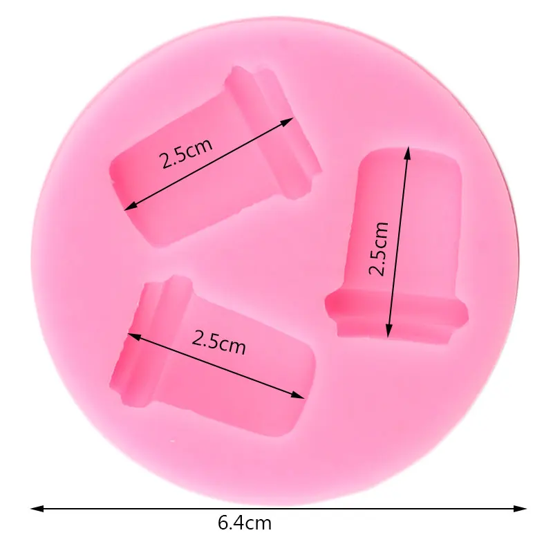 Кофе Силиконовый молд в Форе Кубка DIY вечерние кекс Топпер помадные формы