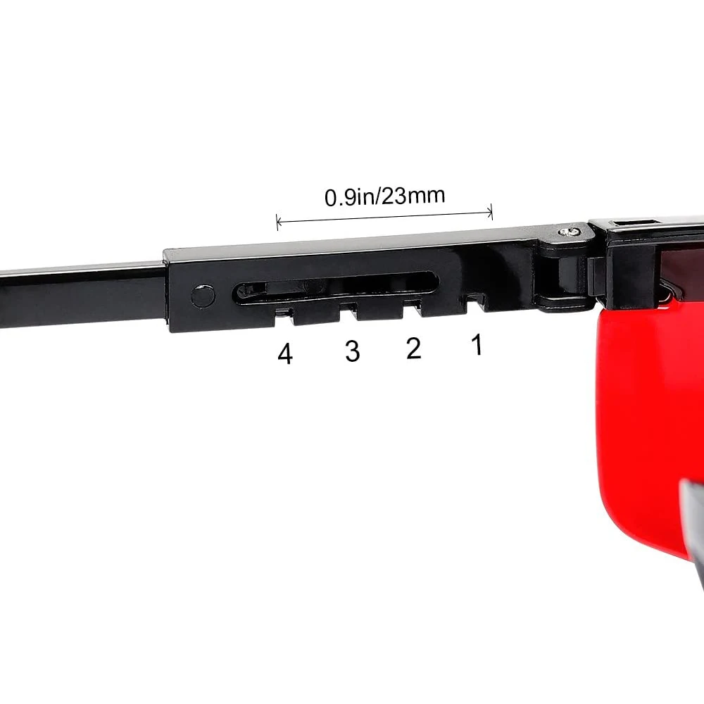 Защитные очки с лазерной защитой Очки для ПК сварочные лазерные унисекс в черной