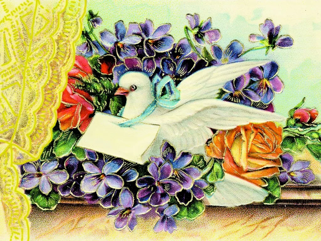 Картина по номерам с декором-открытка Весточка любовью 30х40 | Дом и сад