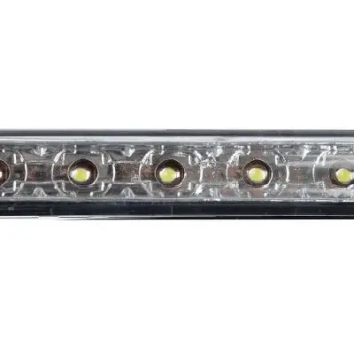 ДНЕВНЫЕ ХОДОВЫЕ ОГНИ NEW GALAXY LED 8ШТ. ПЛАСТ. КОРП. 158ММ 12V БЕЛЫЙ 2ШТ.|Лампы для