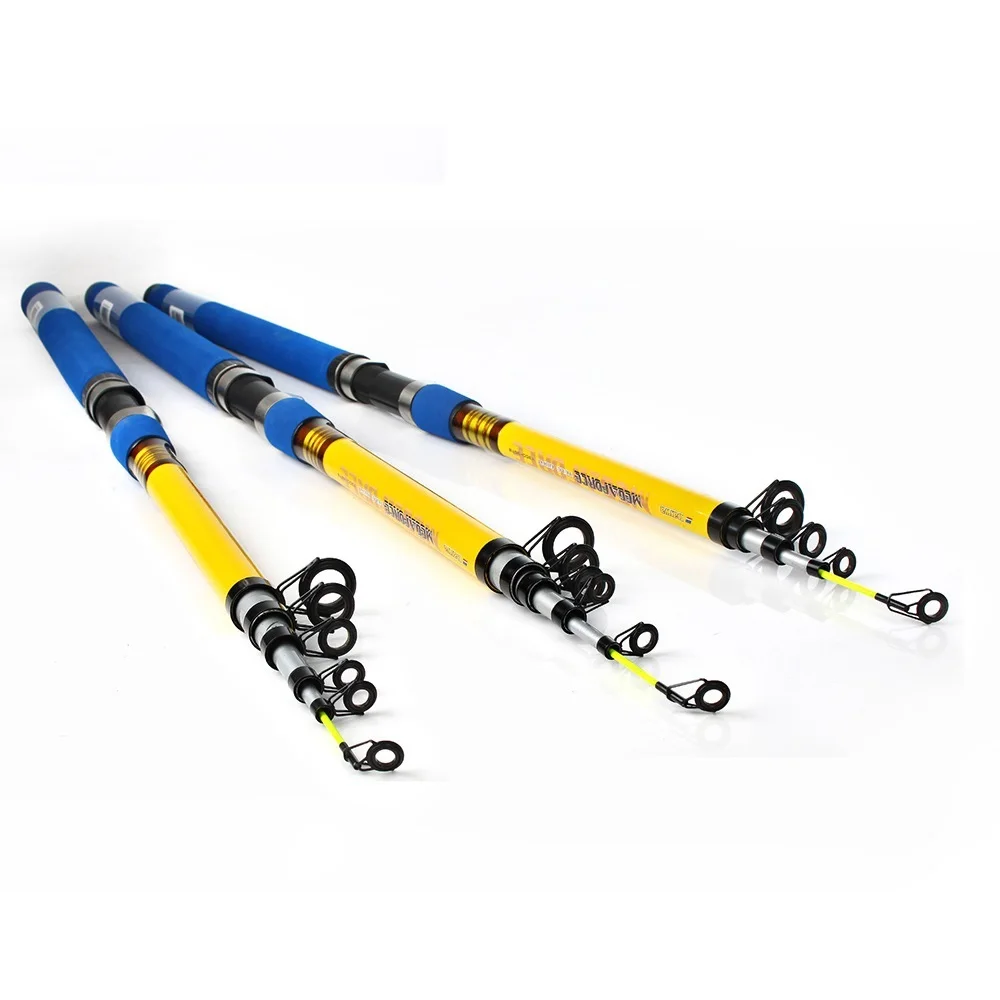 

Fishing Rod Lure Spinning FRP 3.6m-4.5m Ocean Beach Fishing Big Fish Inserting Pole Telescopic Fishing Feeder Rod Tackle
