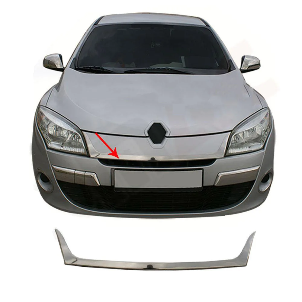 

Renault Megane 3 Хромированная передняя решетка из нержавеющей стали (2010-2012)