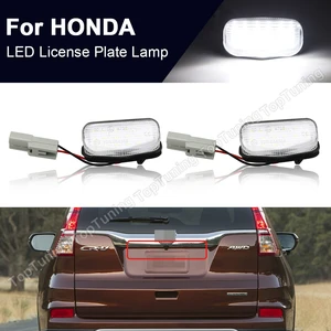 2PCS OEM Fit High Power 3W LED License Number Plate Light Lamp For Honda XR-V 2015 2016 2017 2018 2019 2020