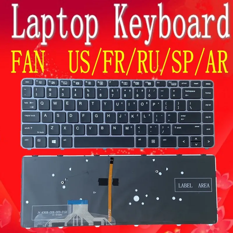for hp elitebook folio 1040 g3 keyboard laptop backlight