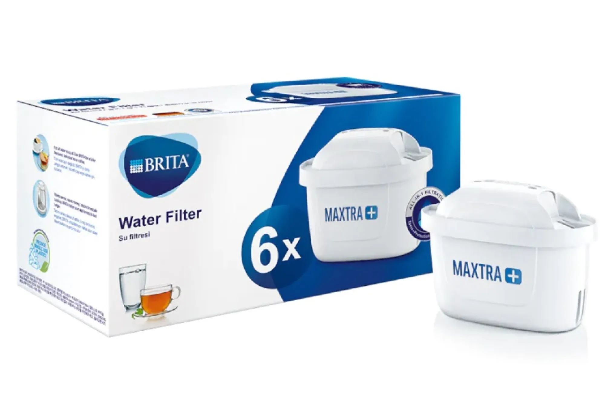 BRITA MAXTRA плюс фильтр для воды картридж 6 посылка белый обработки извести держатель