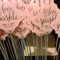 sparkler tags let love sparkle wedding favor tags script custom with names date personalized for sparklers