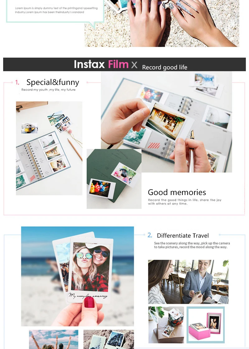 Белая пленка для Fuji Instax Мини пленка Instax Mini 8 9 пленка для ЖК-дисплея с подсветкой Fujifilm Instax Mini 7 s/8/25/90/9 Instax Камера камер Мгновенной Печати Mini 8 9 фильм