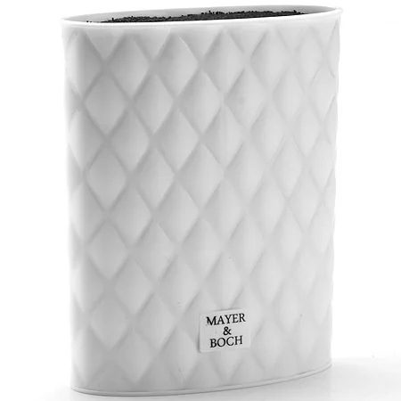 Подставка для ножей БЕЛАЯ 22 см Mayer &amp Boch 26989-2 | Дом и сад