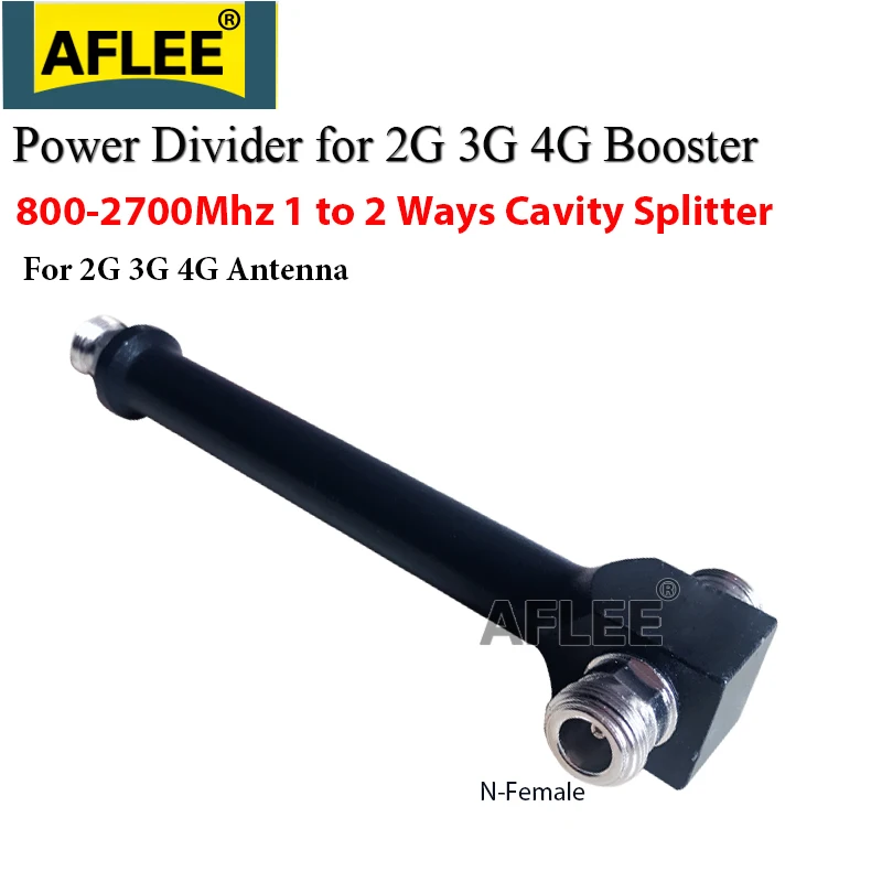 800-2700Mhz 1 to 2 ways /1 3ways N Female Power Splitter Cavity Divider for 2g 3g 4g Mobile Signal Booster GSM 4G Repeater | Мобильные