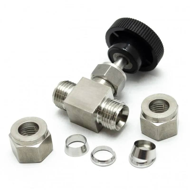 Needle stainless crane with clamping rings for moonshine machine | Обустройство дома