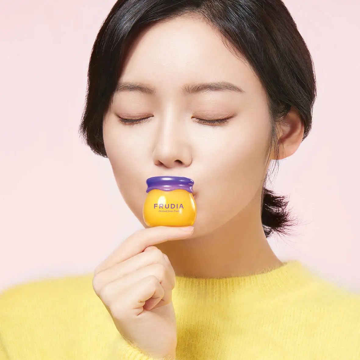 Черника так же увлажняет кожу Мёд бальзам для губ Frudia удалить мертвая кожа клетки