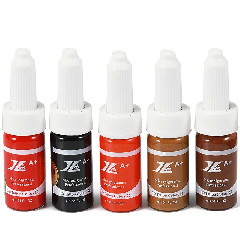 Набор для перманентного макияжа пигментные чернила бровей губ линий вокруг глаз