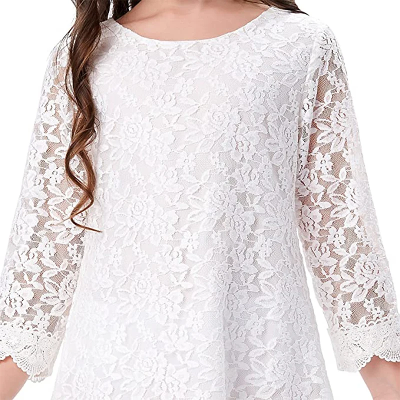 Высококачественные летние белые свадебные платья для маленьких девочек