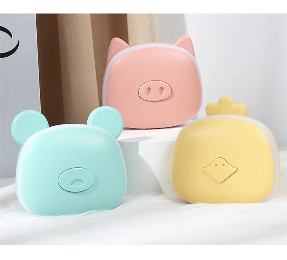 

Cute Pet Animal Usb Rechargeable Portable Electric Led Light Makeup Mirror Warm Baby