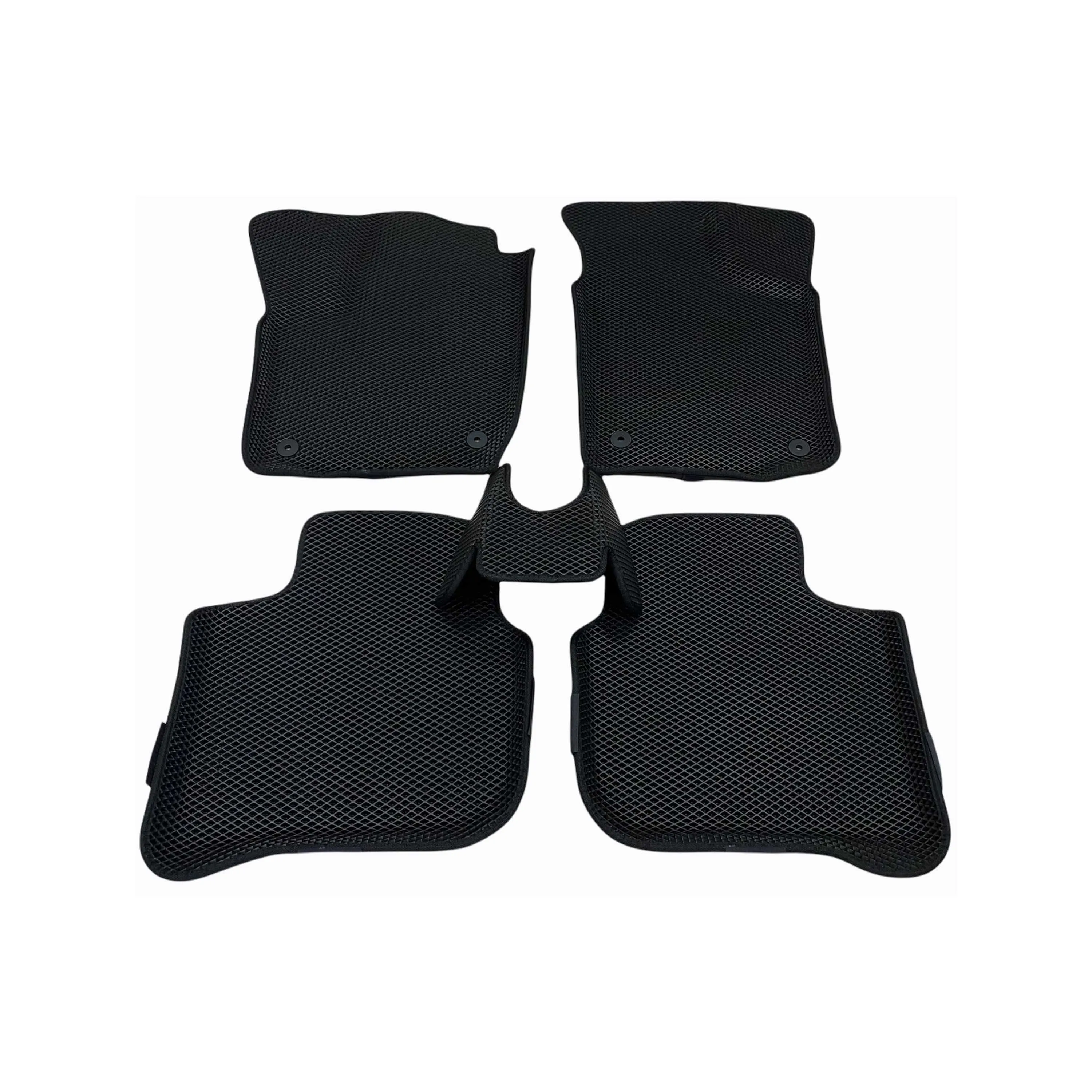 3d комплект ЭВА ковриков с бортами Volkswagen Polo Liftback (2020) / Skoda Rapid I (2012) II EVA ЕВА ковры -