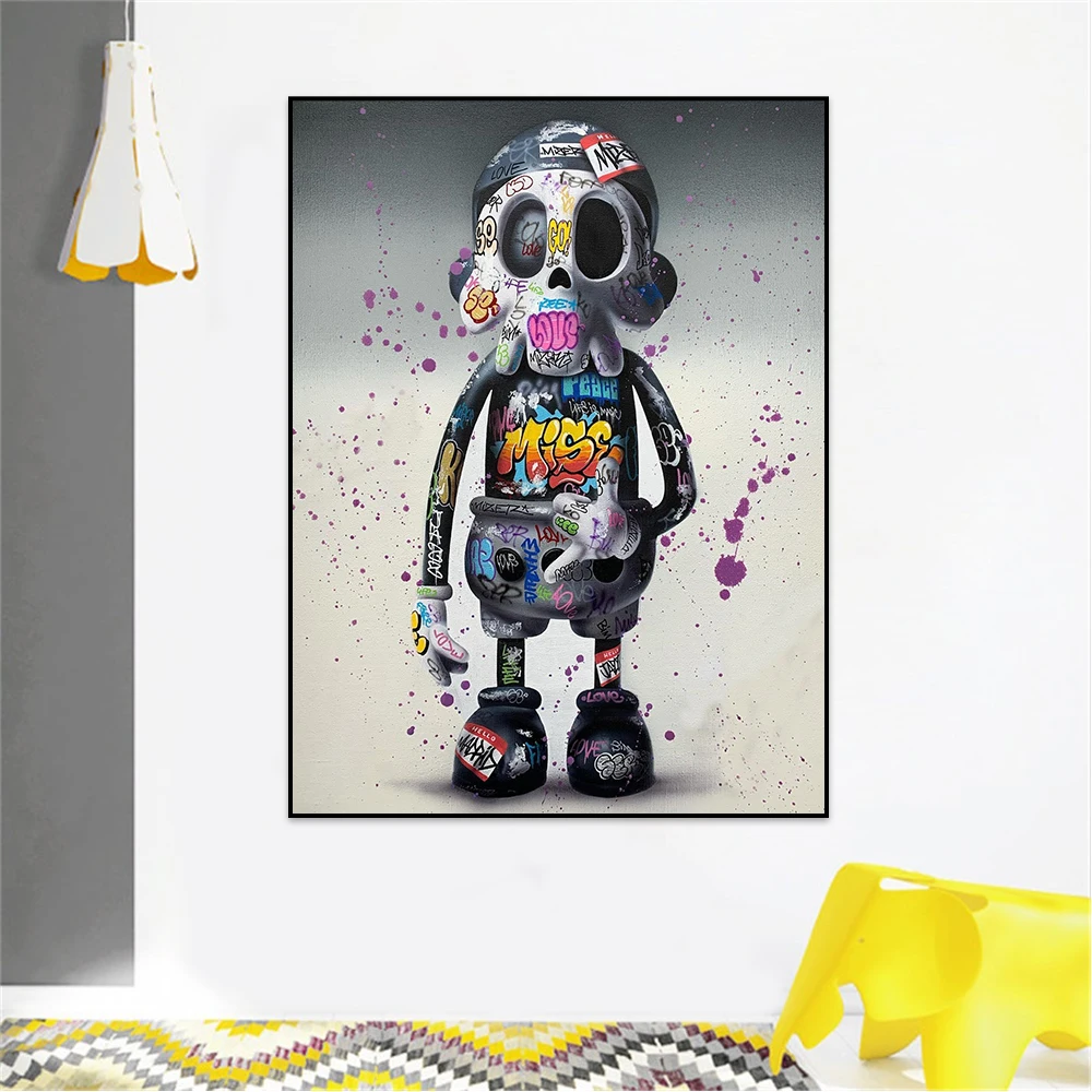 

Картина на холсте с надписью "Pop Art", картина для оформления стен гостиной, спальни, украшение для дома