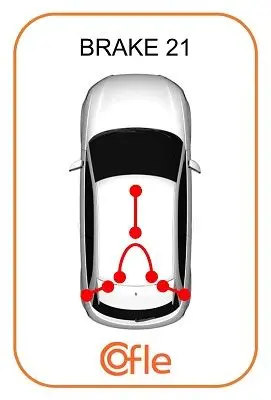 Трос стояночного тормоза FORD: FOCUS REAR бараб 03 2x1483/1320|Тормозной цилиндр| |