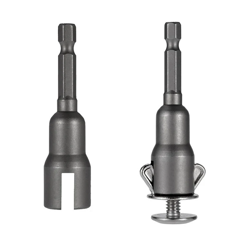 

1/4 inch Butterfly Bolt Socket Wrench 6.35mm Hex Shank Socket Adapter Nut for Power Tool Slotted Electric Screwdriver