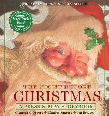 

The Night Before Christmas Press & Play рассказательная книга: Классическое Издание Книга в твердом переплете, рассказанная Джефф мостом