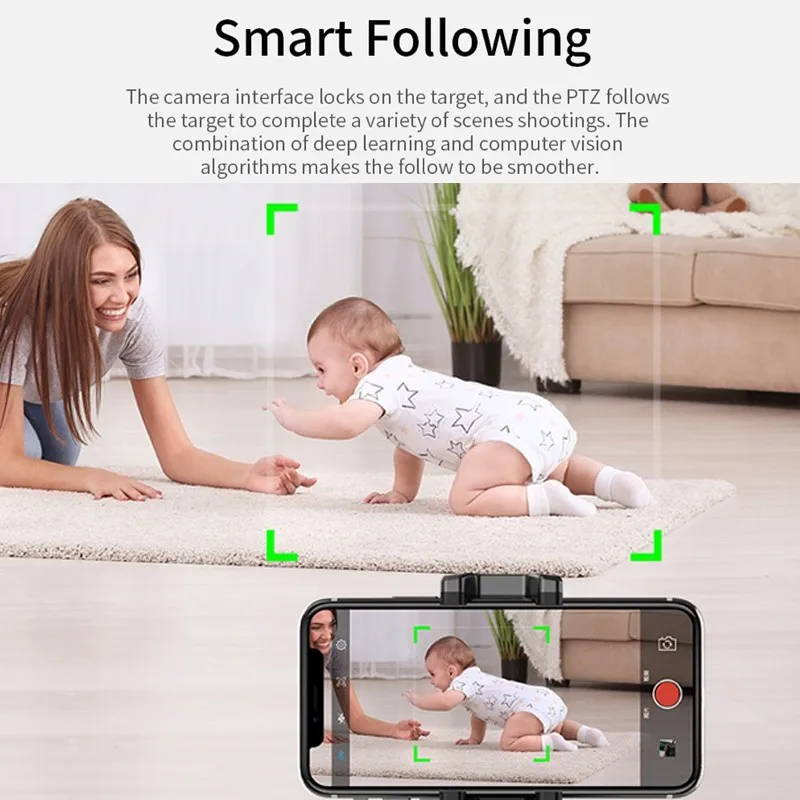 360 Вращение Авто слежение за лицом для селфи и штатив с функцией Bluetooth объектом