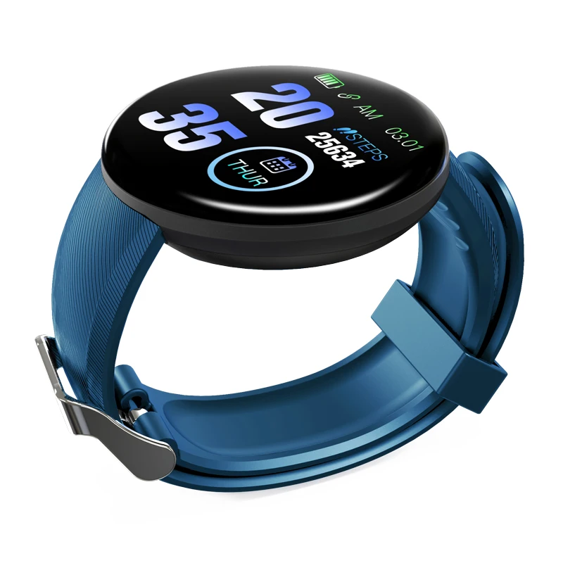 Advanced Blue Новые умные часы для мужчин, фитнес-часы для измерения артериального давления, женские часы для измерения сердечного ритма IP67, водонепроницаемые спортивные Смарт-часы WhatsApp для IOS Android - Цвет: Advanced Blue