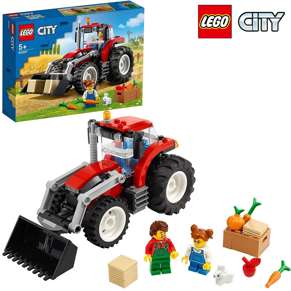 

Конструктор LEGO City, трактор, игрушка 60287, набор для детей (148 шт.), игрушка для детей, игрушка для мальчиков, оригинальные товары, мини-фигурки