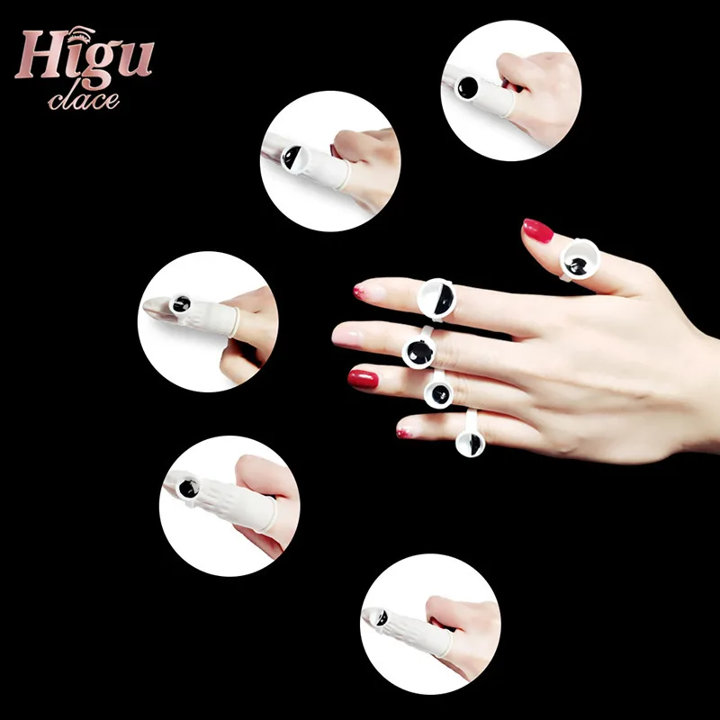 Higuclace 100 штук/упак. держатель для клея кольцо одноразовые реснички поддон кольца