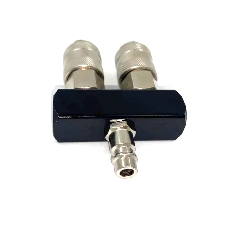 2 WAY Пневматический быстросъемный соединитель Европейский Стиль коллектор для