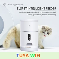 4l large capacity pet dog cat automatic feeder tuya app water dispenser food feeding hd video for cat dog pet supplies