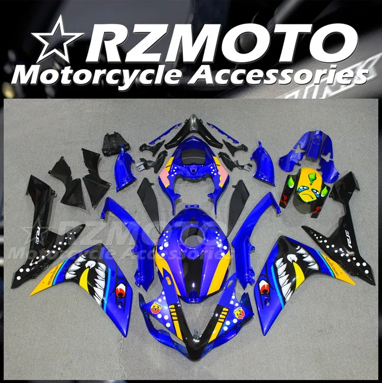 

Injection Mold New ABS Whole Fairings Kit fit for YAMAHA YZF-R1 2007 2008 07 08 Bodywork set + Tank cover Shark