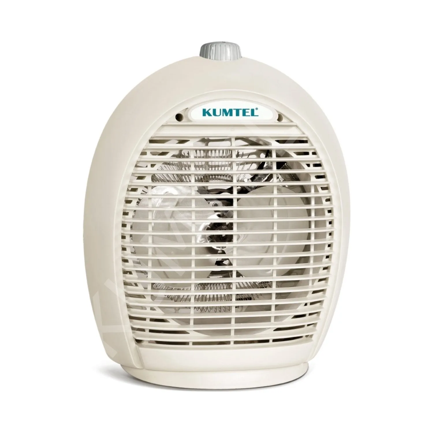 Kumtel LX-6331 2000W Fan Heater Cream Office Home Waiting room can be used even under the table Portable