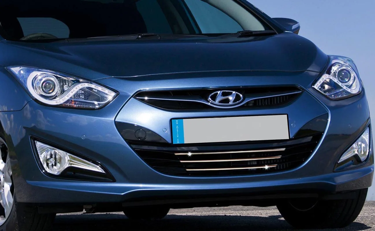 Hyundai i40 Хром Передняя решетка 3 шт из нержавеющей стали Sw (2011 )|Наклейки на