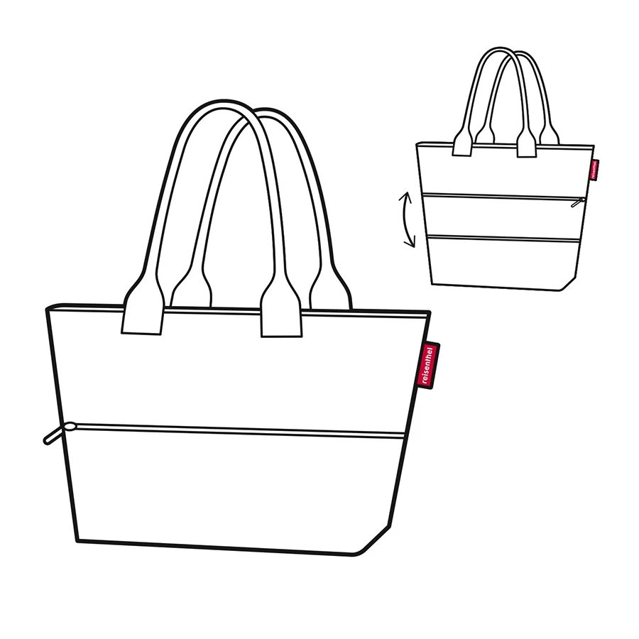 Сумка shopper e1 signature black Ф-RJ7054 |