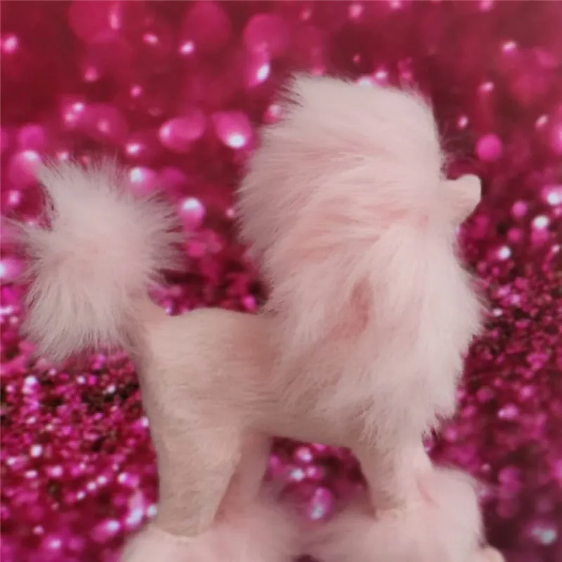 Пудель бионическая фигура милый щенок подарок на День святого Валентина для