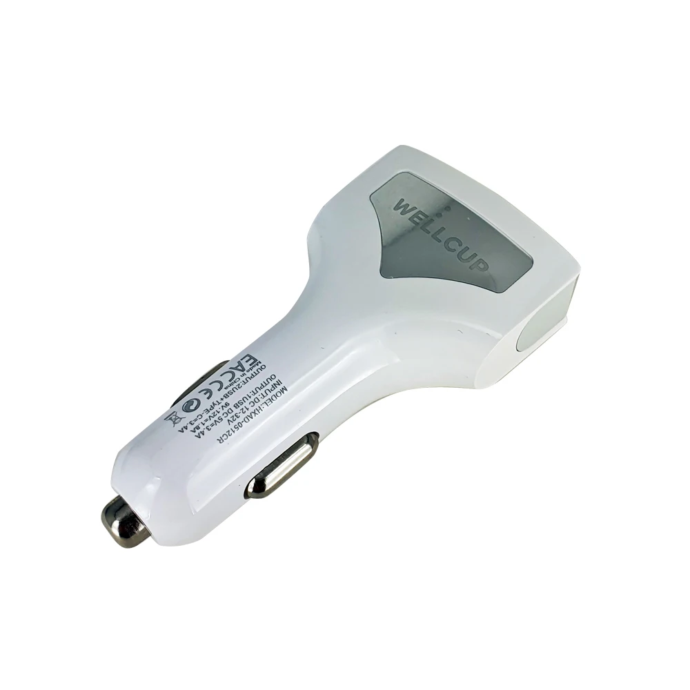 WELLCUP 5V 7A Quick Charge 3.0 автомобильное зарядное устройство двойной USB + type-c 3 0 - купить по