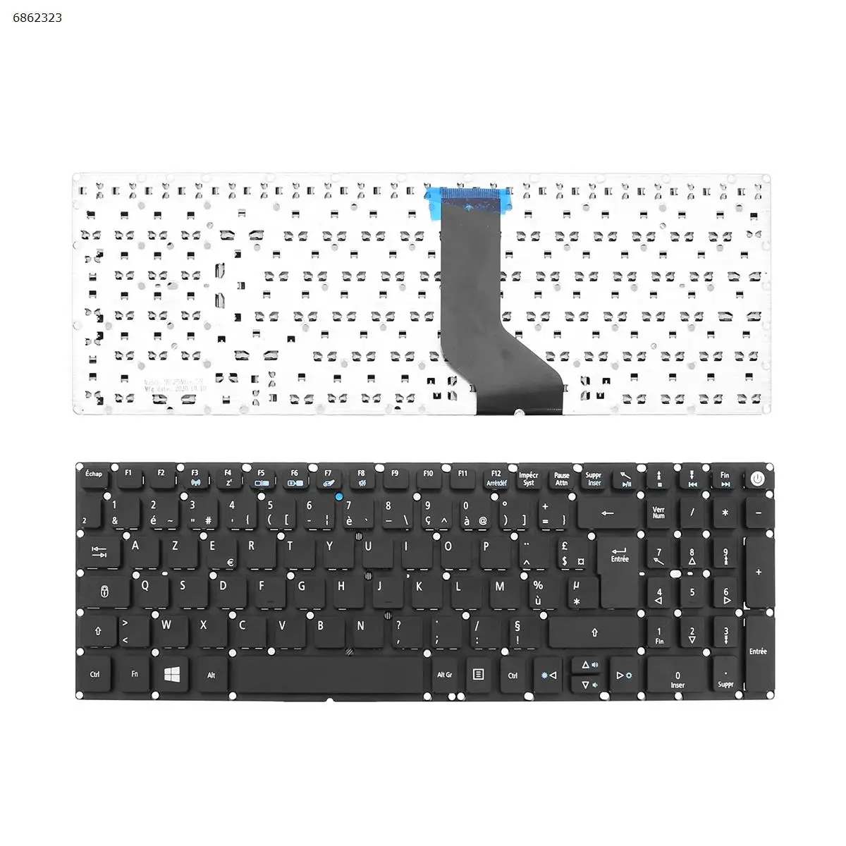 

French AZERTY New Keyboard for Acer E5-573 E5-573G E5-573T E5-573TG E5-722 E5-522 E5-522G E5-532 E5-532G E5-532T E5-772 V3-574G