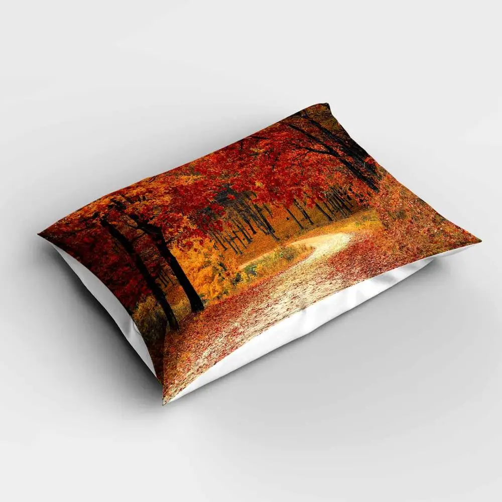 Чехлы на подушки с цифровым 3d принтом прямоугольные коричневые желтые