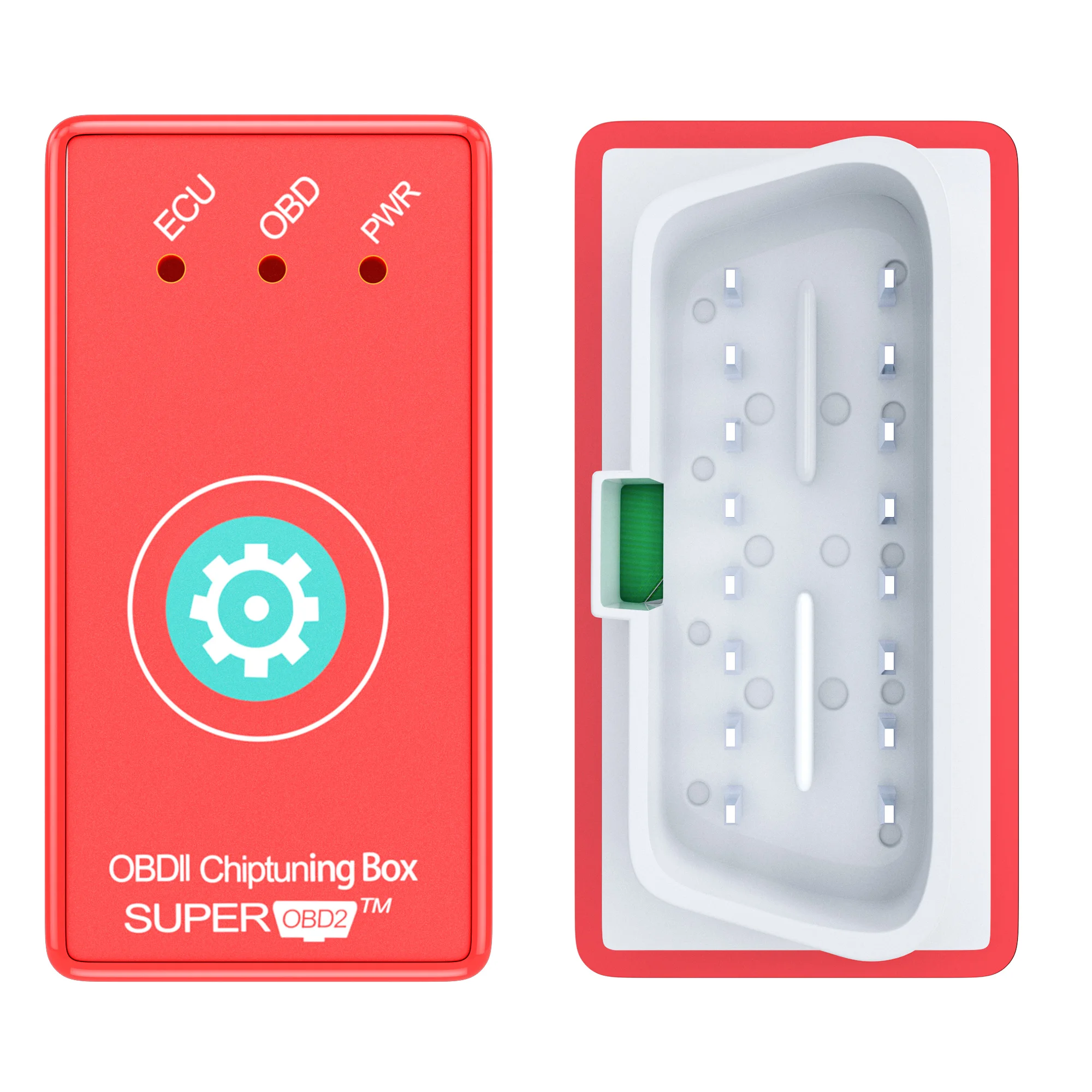 

SuperOBD2 Nitroobd2 and Ecoobd2 2 in 1 Chiptuning Box Plug and Drive Save More Torque Power For Benzine/Diesel Single PCB