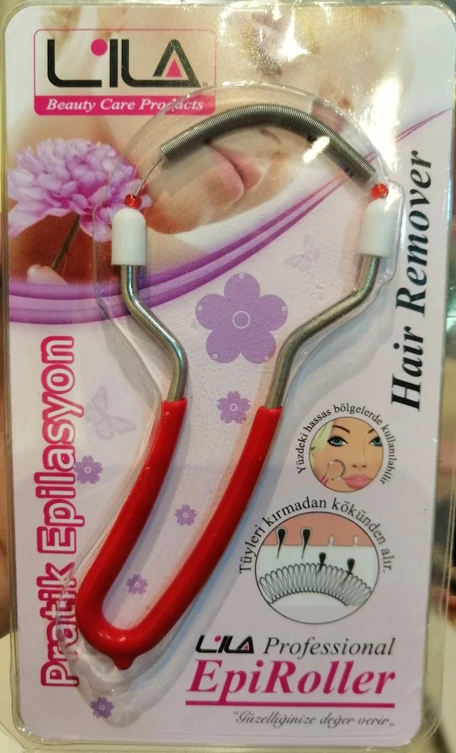 Mustache eyebrow hair removal apparatus 381043943