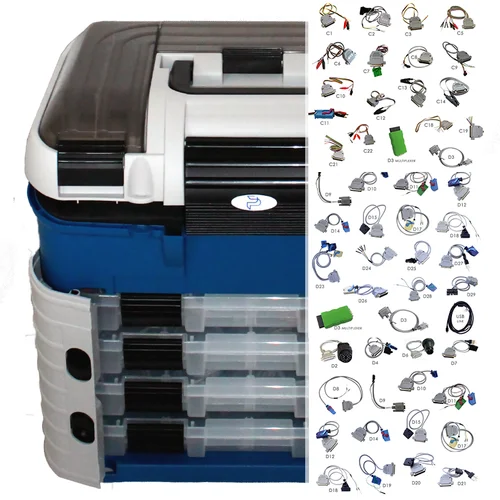 Set of cables for DP4 and large carry case | Code Readers &amp Scan Tools