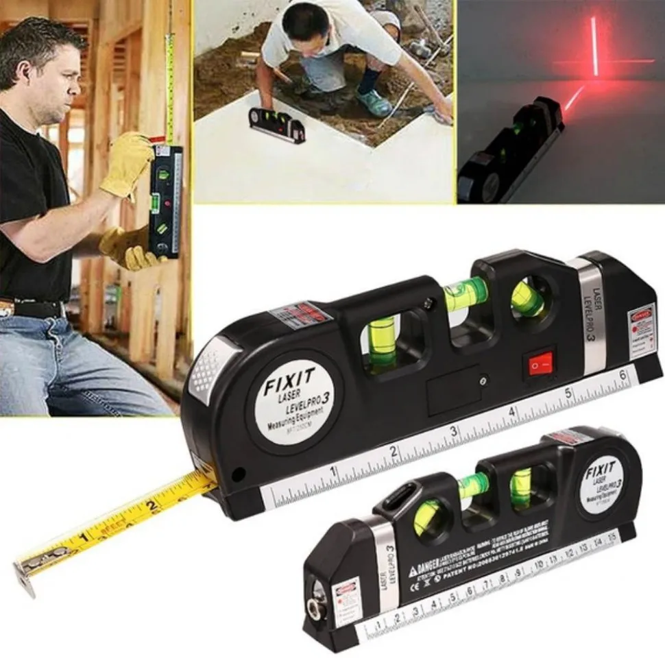Лазерный уровень Laser Level Pro / нивелир Уровень строительный лазерный Нивелир