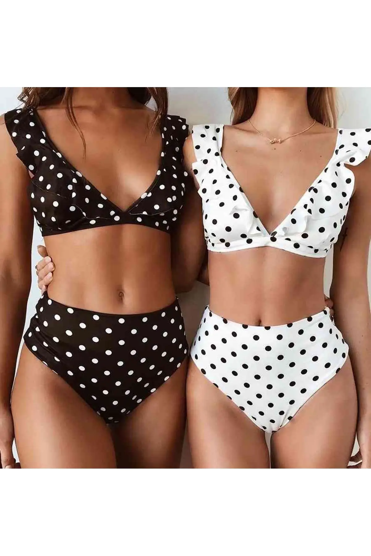 

Angelsin Stylish Swimsuit Black women's swimsuits bikini women's swimming suit swimwear 2021 women's top sexy suit female
