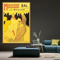 dancer lady old master advertisement retro vintage poster wall photo pictures wall art decor painting canvas print